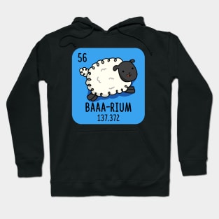 Baaarium Cute Sheep Chemistry Pun Hoodie